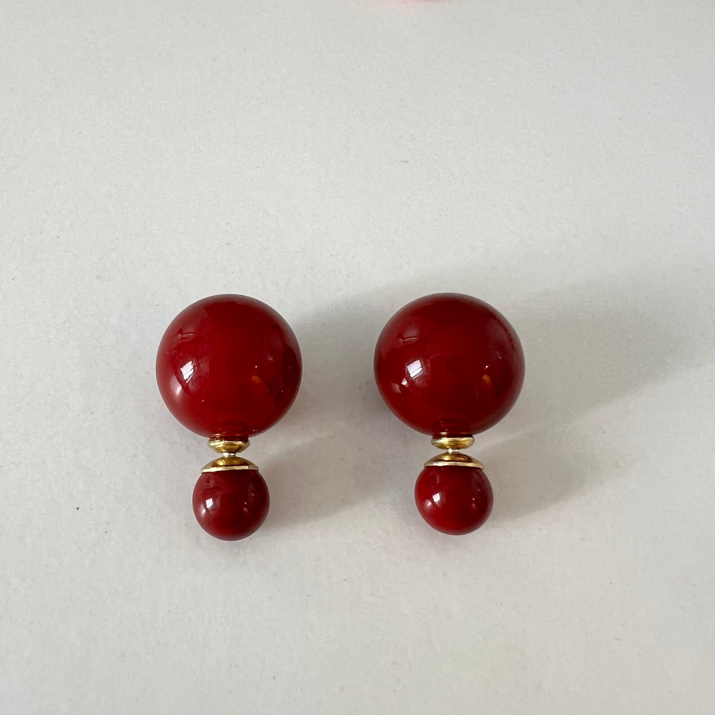 עגילי ברי - בורדו