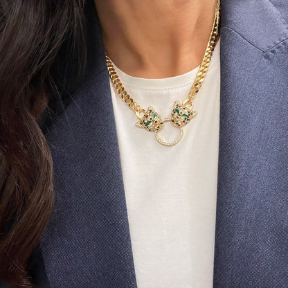 שרשרת לביאות - זהב