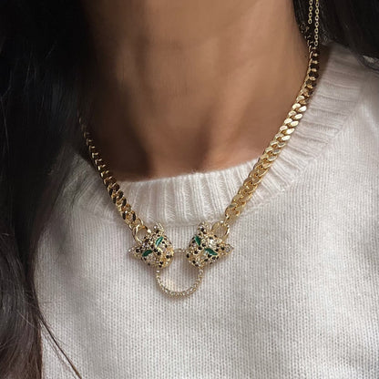 שרשרת לביאות - זהב