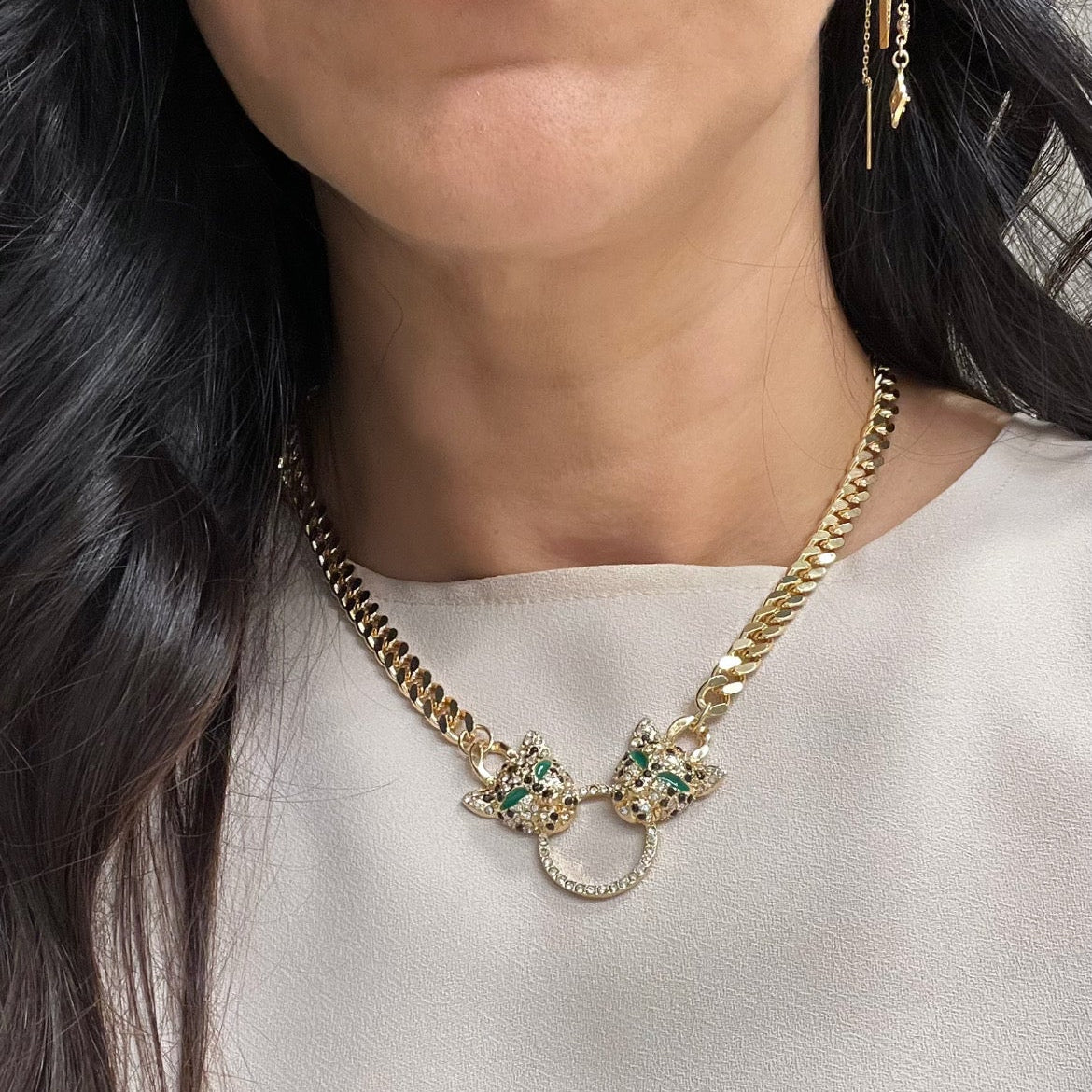 שרשרת לביאות - זהב