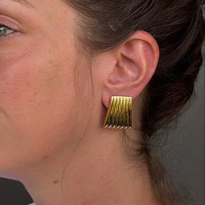 עגילי אמלי -זהב