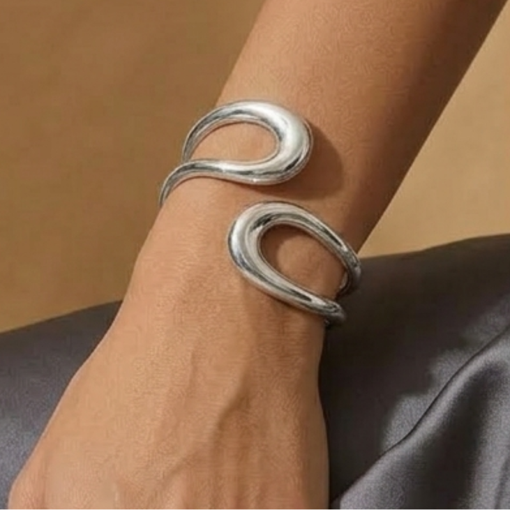 צמיד קלאסטר- כסף