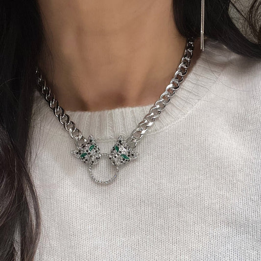 שרשרת לביאות - כסף