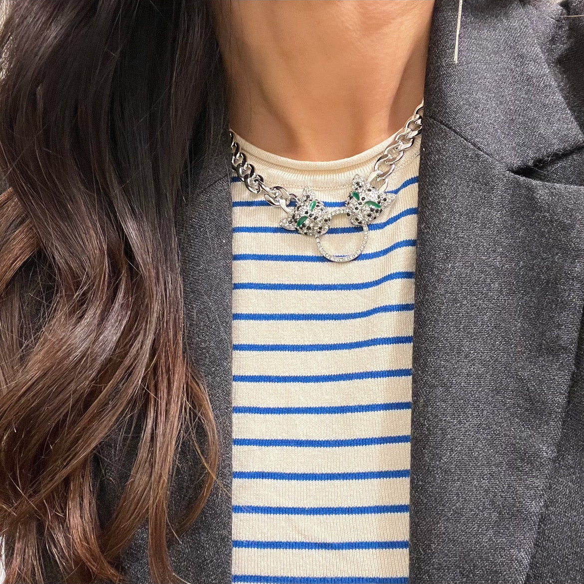 שרשרת לביאות - כסף