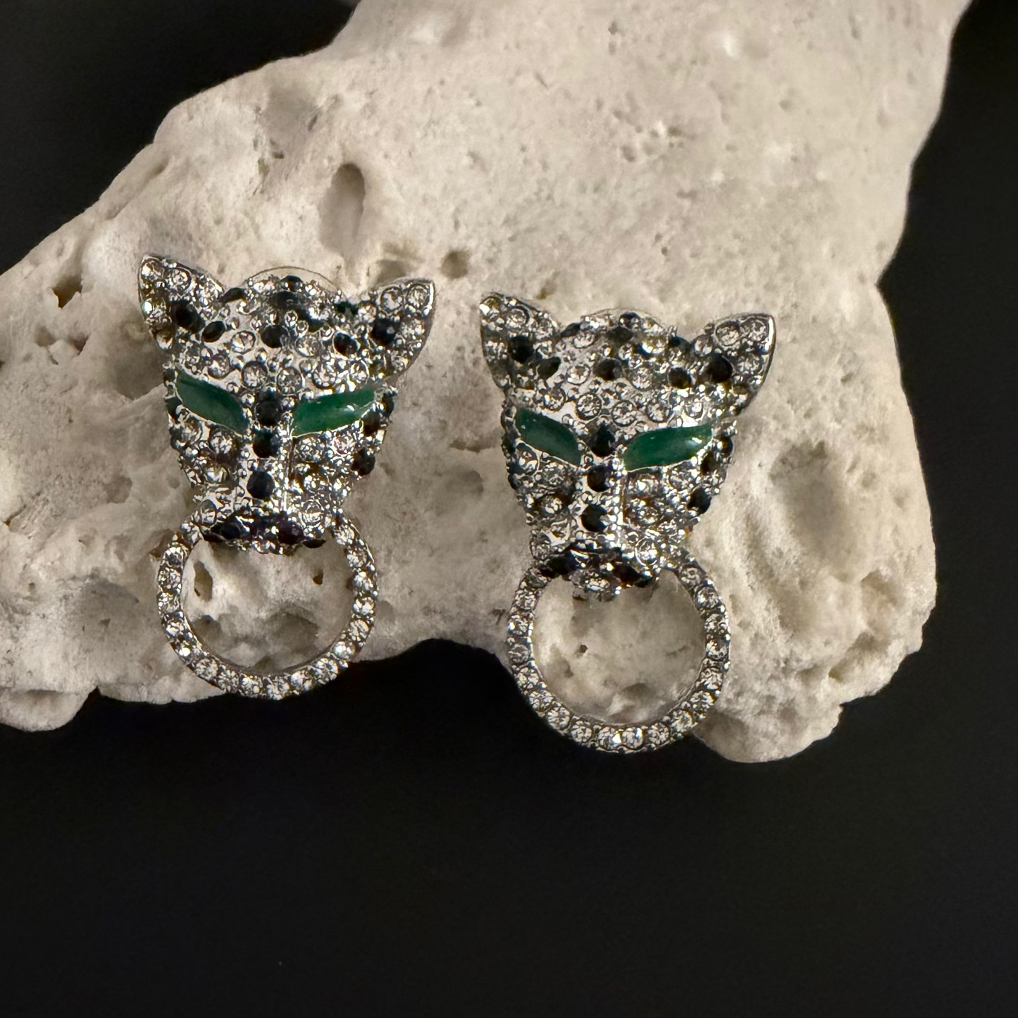 עגילי לביאה - כסף