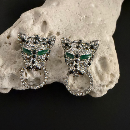 עגילי לביאה - כסף