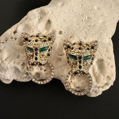 עגילי לביאה - זהב