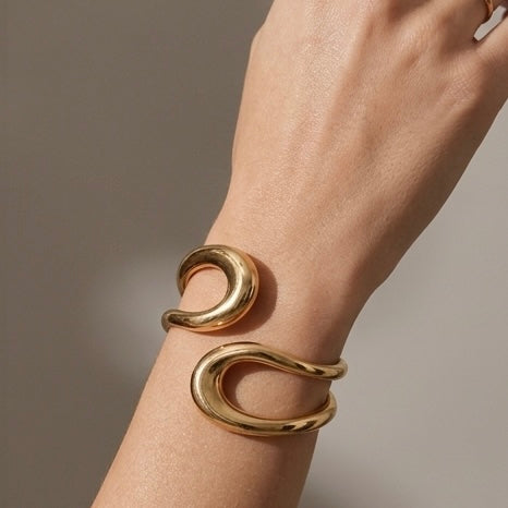 צמיד קלאסטר- זהב