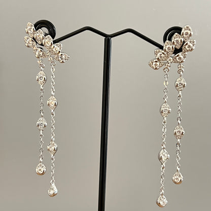 עגילי קלאריס כסף