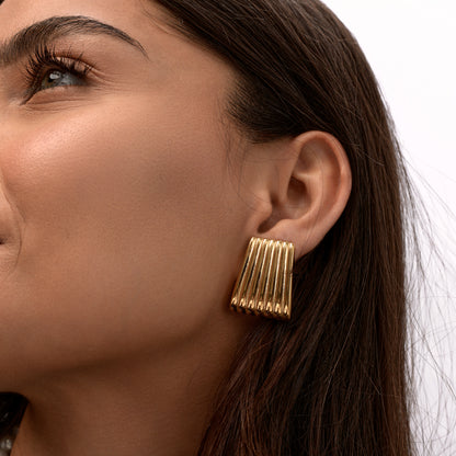 עגילי אמלי -זהב