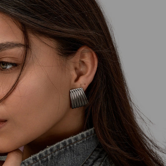 עגילי אמלי -כסף