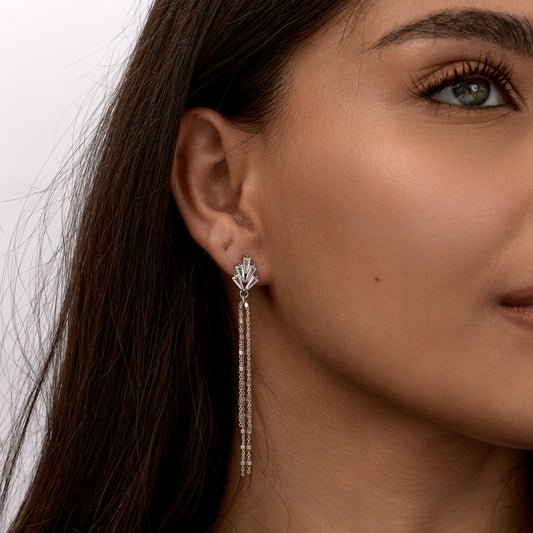 עגיל קיארה - כסף