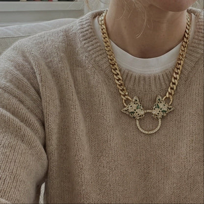 שרשרת לביאות - זהב